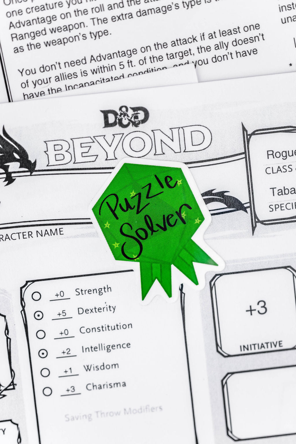 Tabletop Merit Badge Sticker Sheets D&D Stickers Achievement Tabletop Volume 2