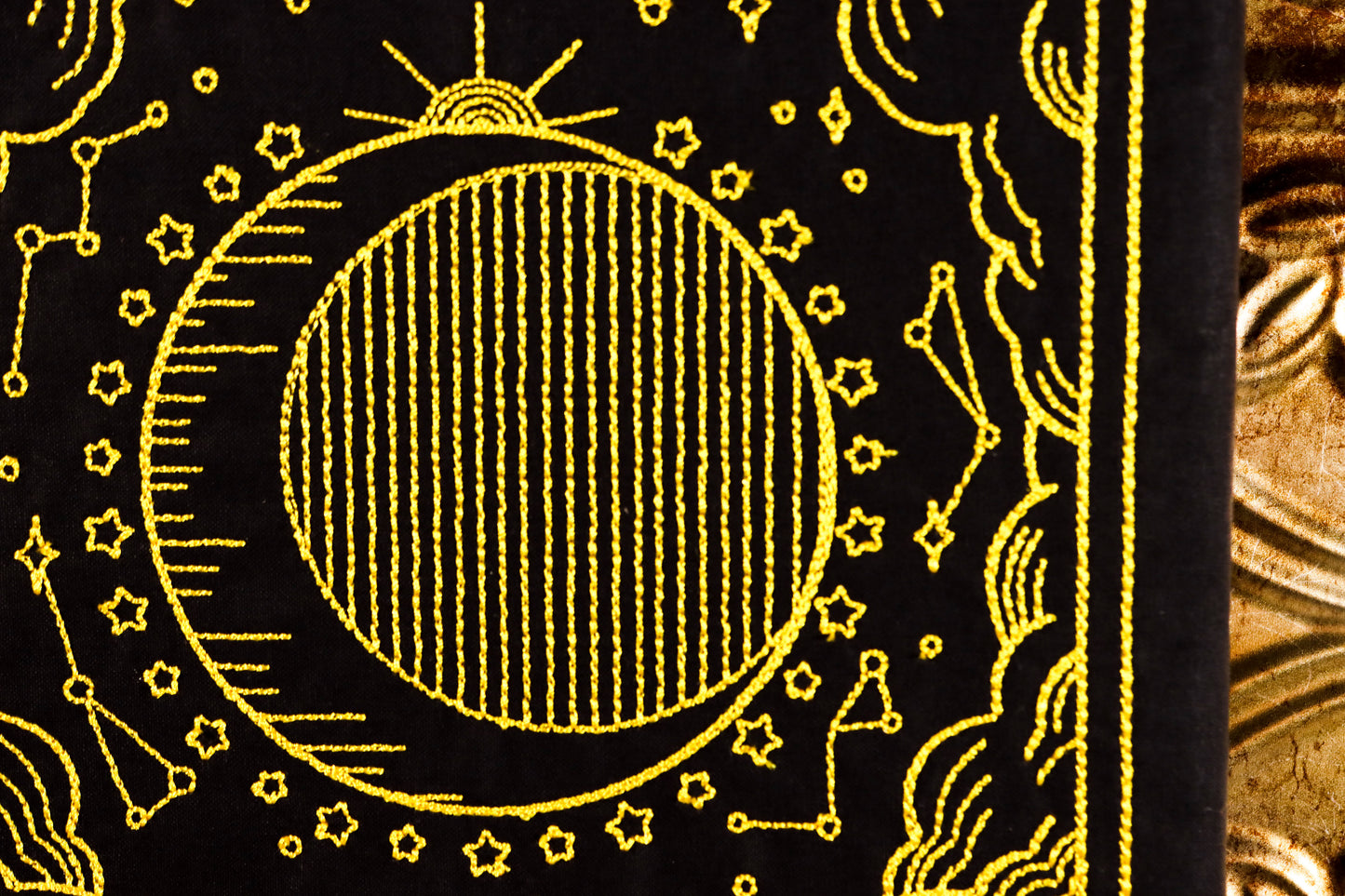 Moon Tarot Canvas- 8 x 10 Embroidered Art Canvas