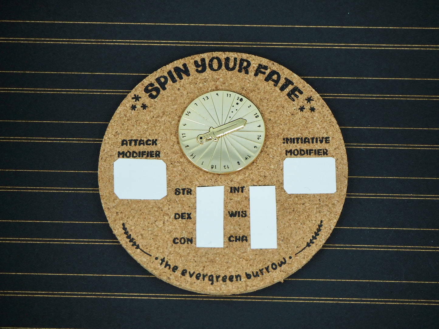 Spin Your Fate Enamel Spinner Pin