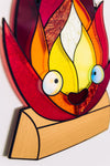 Calcifer Stained Glass Acrylic Mosaic