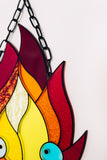 Calcifer Stained Glass Acrylic Mosaic