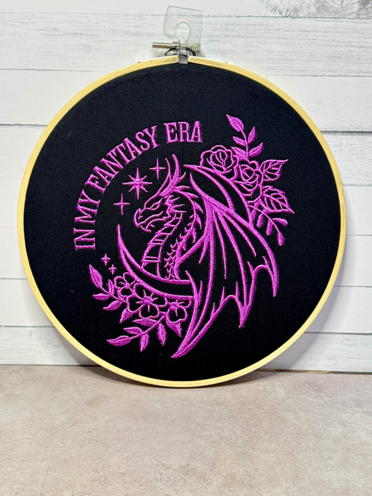 In My Fantasy Era 8 inch Embroidery Hoop