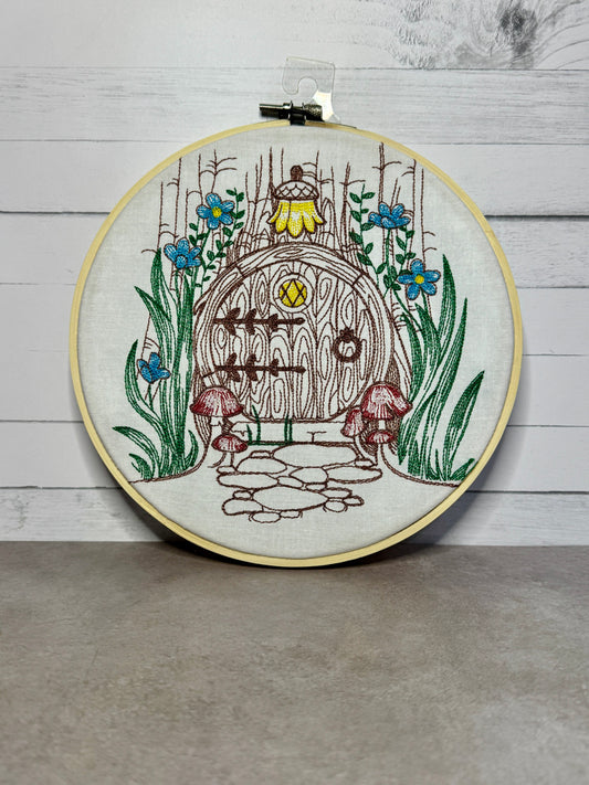Halfling Door 8 inch Embroidery Hoop