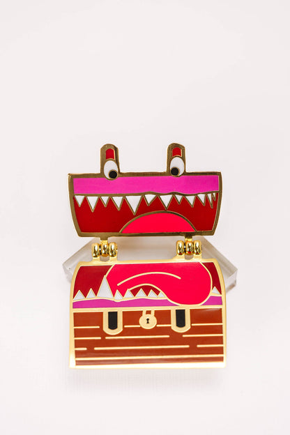 Perfectly Normal Treasure Chest Pin