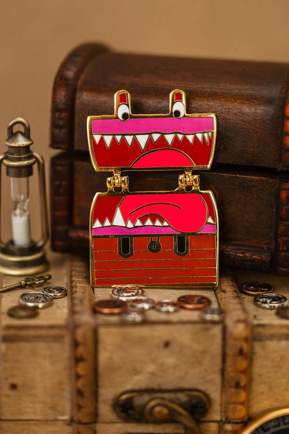 Perfectly Normal Treasure Chest Pin