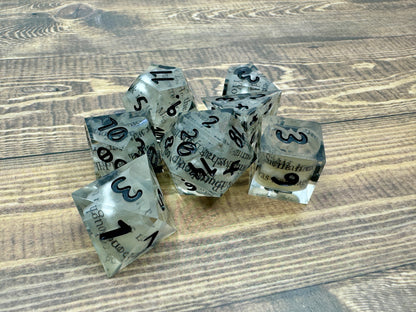 Scrollie Rollies: The Princess Bride Handcrafted Dice Set