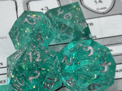 Defying Gravity Handcrafted Dice Set