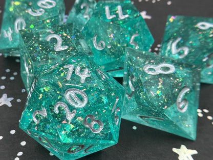 Defying Gravity Handcrafted Dice Set