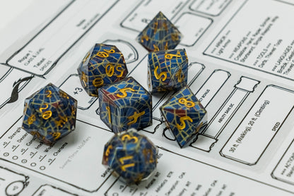 Carpet Pattern Dice Set- Preorder, Dragoncon In-Person Pickup