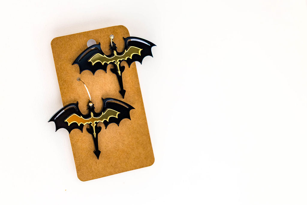 Double Dragon Rider Earrings