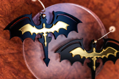 Double Dragon Rider Earrings