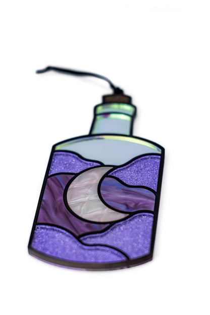 Moon Potion Stained "Glass" Suncatcher