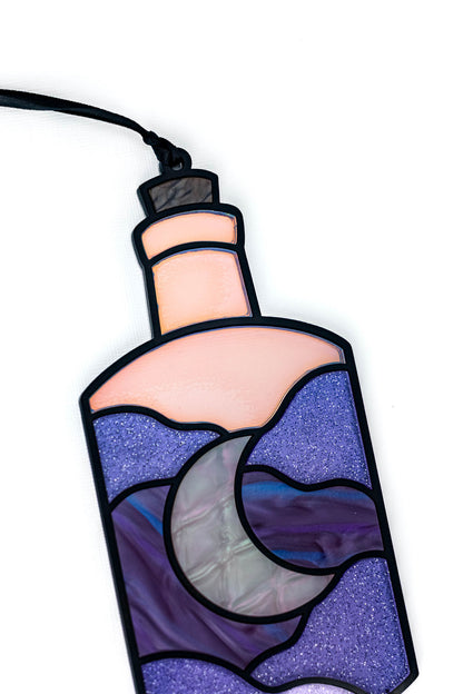 Moon Potion Stained "Glass" Suncatcher