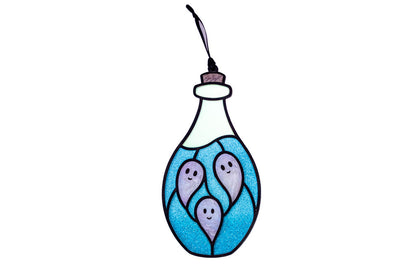 Ghost Potion Stained "Glass" Suncatcher