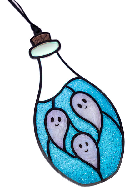 Ghost Potion Stained "Glass" Suncatcher