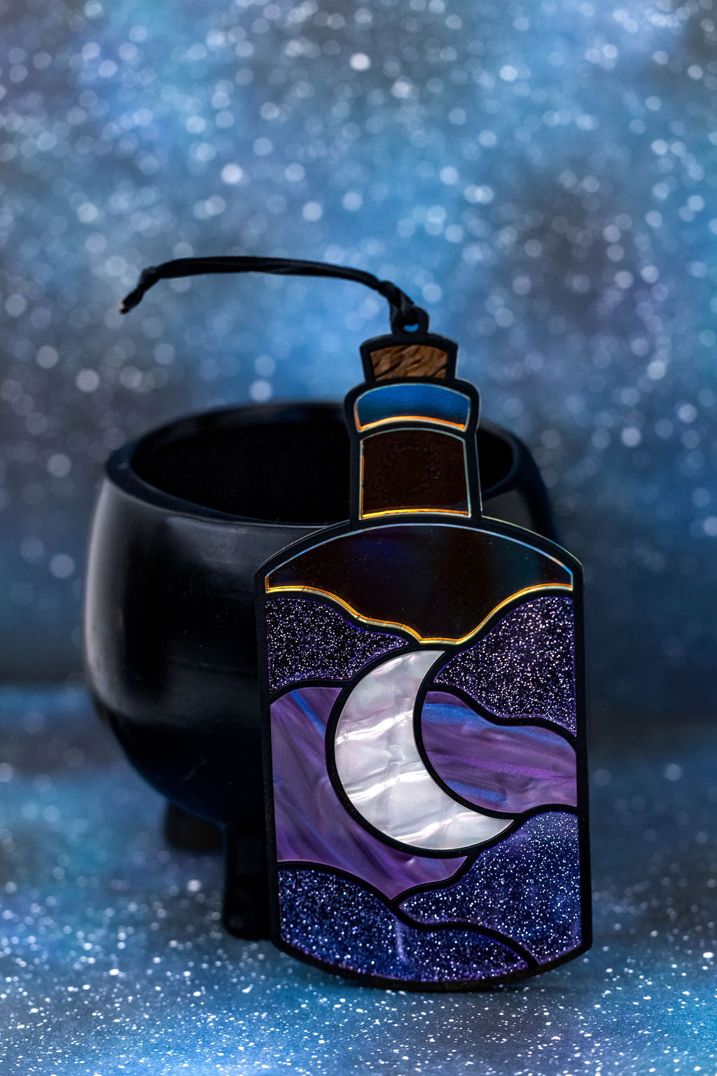 Moon Potion Stained "Glass" Suncatcher