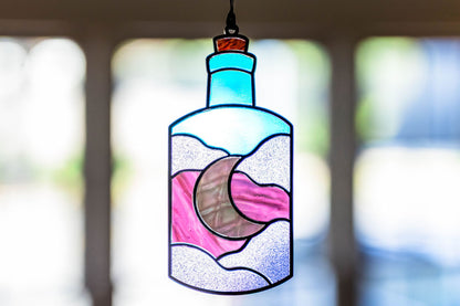 Moon Potion Stained "Glass" Suncatcher