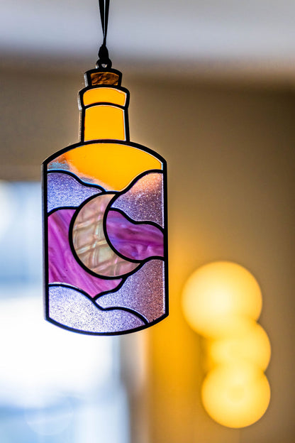 Moon Potion Stained "Glass" Suncatcher