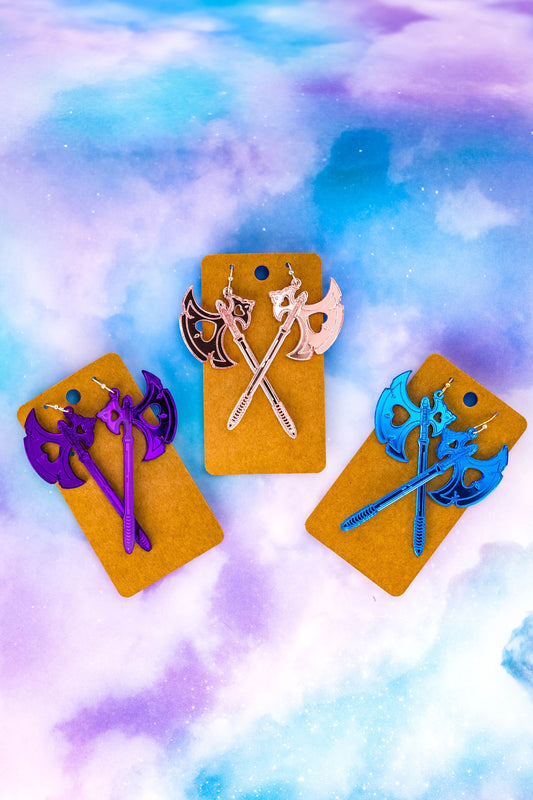 Battleaxe Earrings