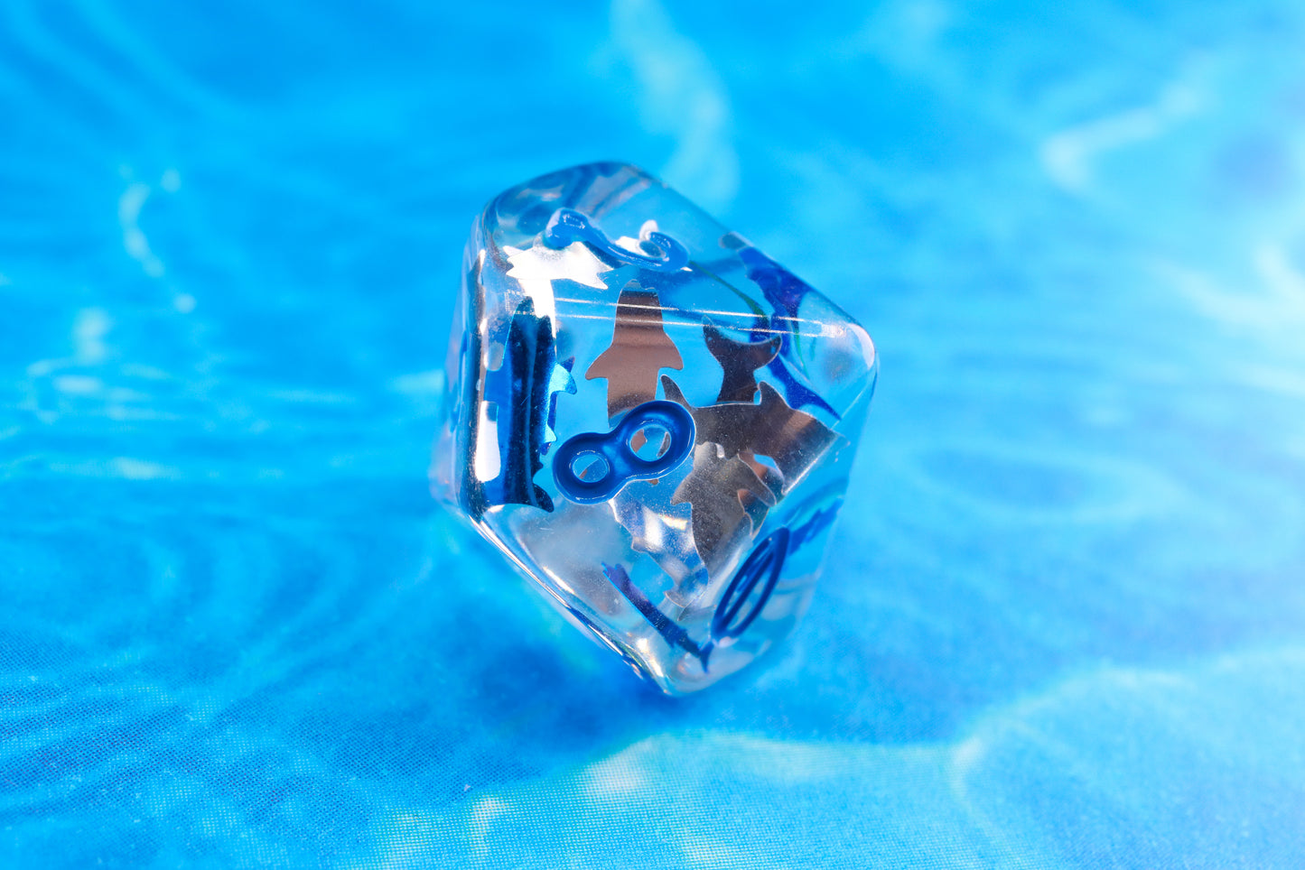 Shark Confetti Dice Set