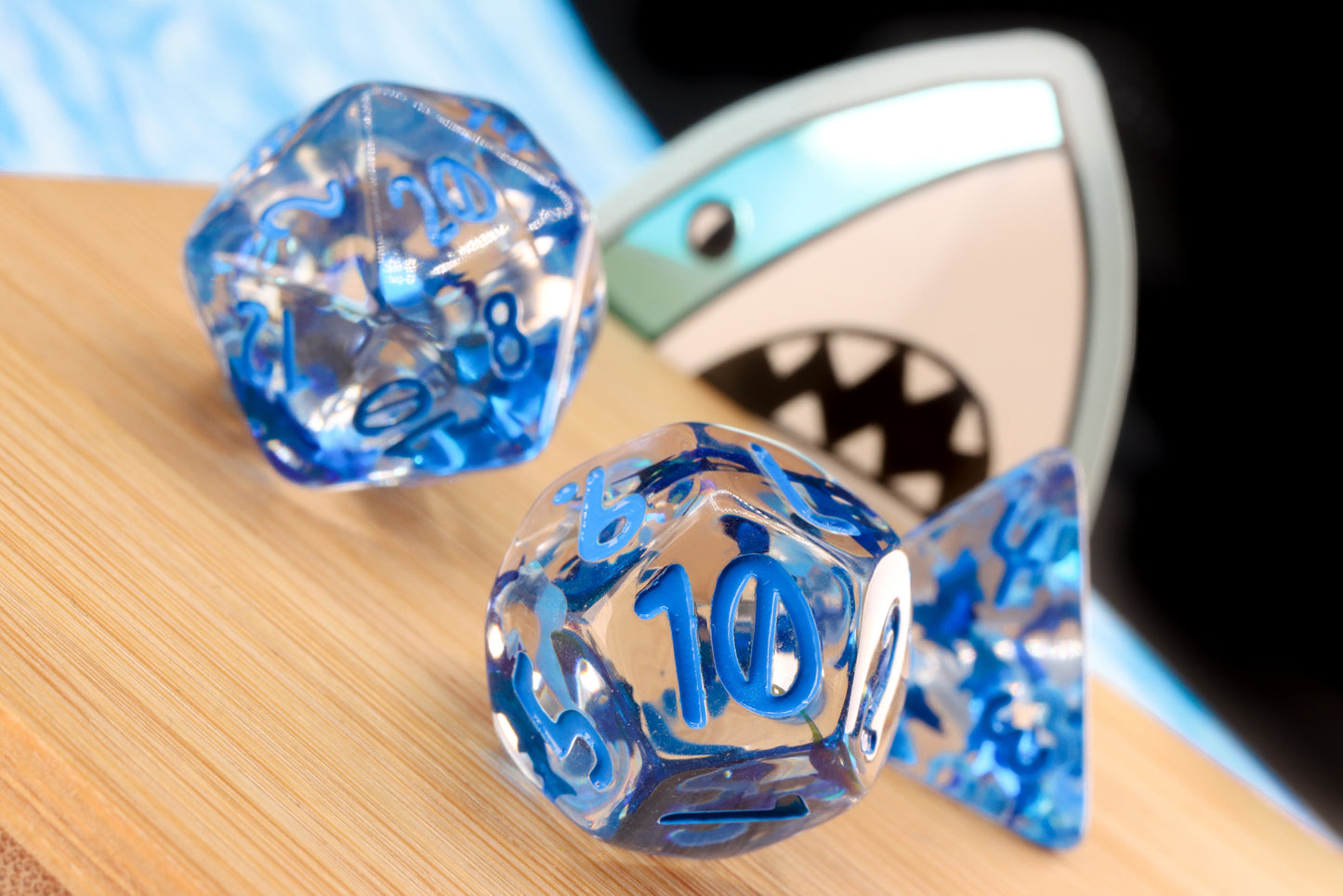 Shark Confetti Dice Set