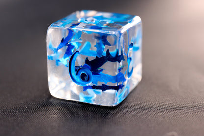 Shark Confetti Dice Set