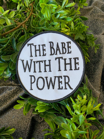 Babe With The Power Labyrinth Patch Sew On Patch