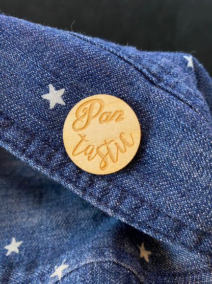 LGBTQ+ Wooden Pin- Pan-Tastic