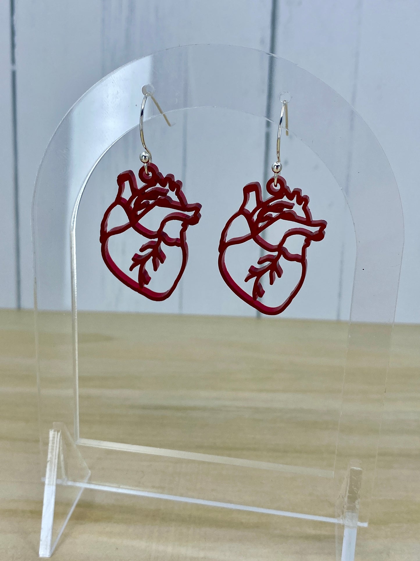 Anatomical Heart Earrings