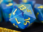 Starry Night Handcrafted Dice Set