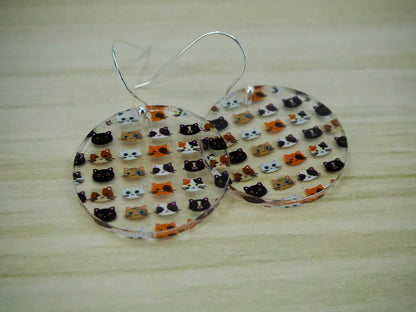 Cat Face Earrings