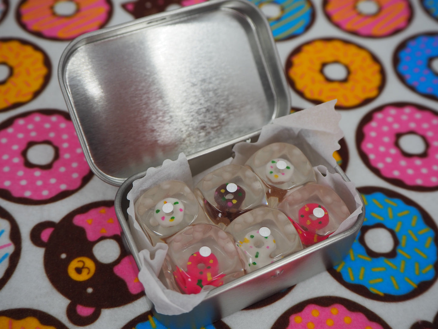 Dungeon Donuts- D6 Donut Dice Set