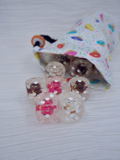 Dungeon Donuts- D6 Donut Dice Set