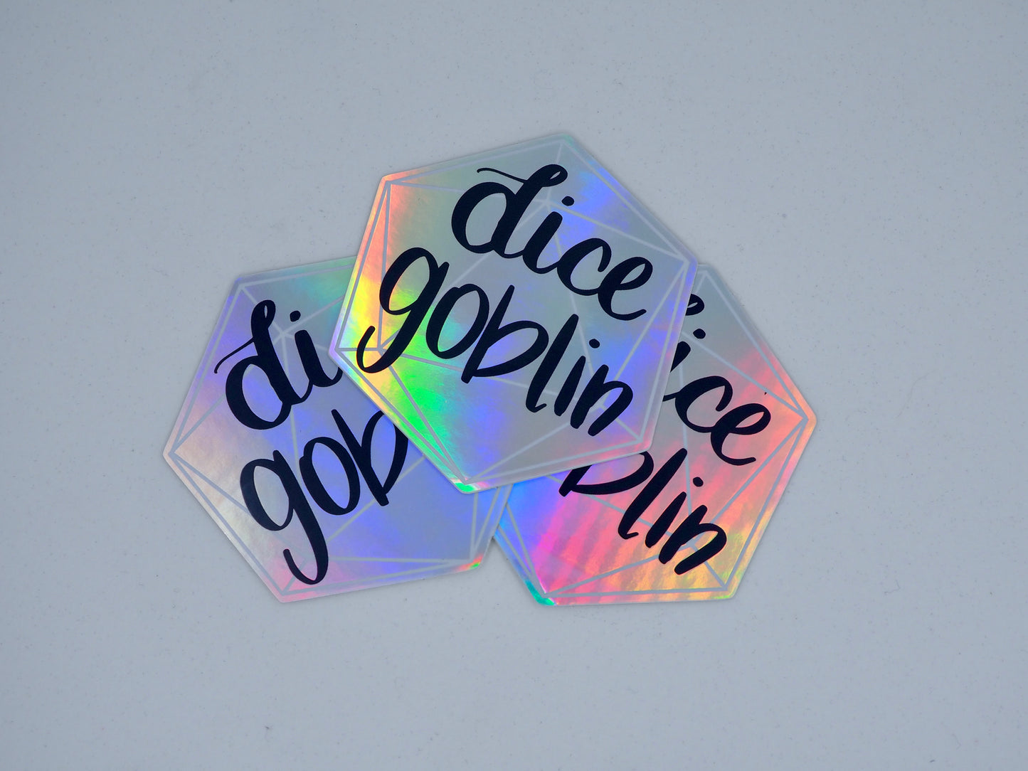 Dice Goblin Holographic Sticker