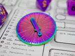 Spin Your Fate Enamel Spinner Pin