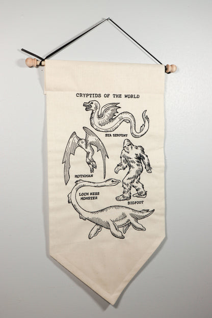 Cryptids of the World Embroidered Banner