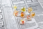 Bees Among the Flowers Dice Set