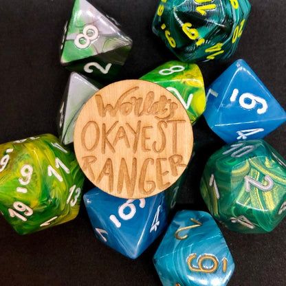 D&D Pin World's Okayest Ranger Pin