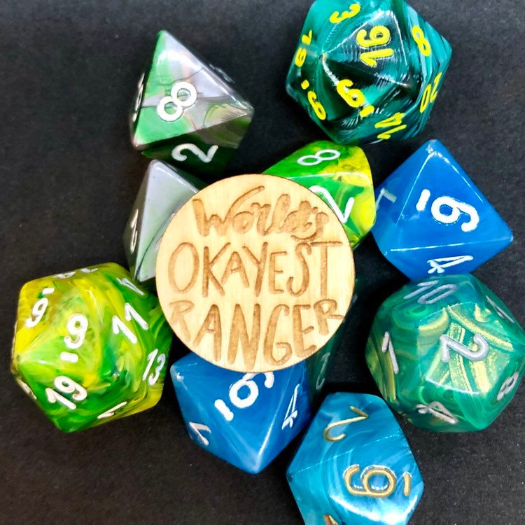 D&D Pin World's Okayest Ranger Pin