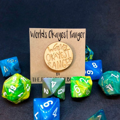 D&D Pin World's Okayest Ranger Pin