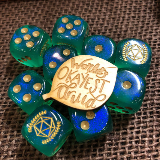 World's Okayest Druid Tabletop Class Wooden Pin