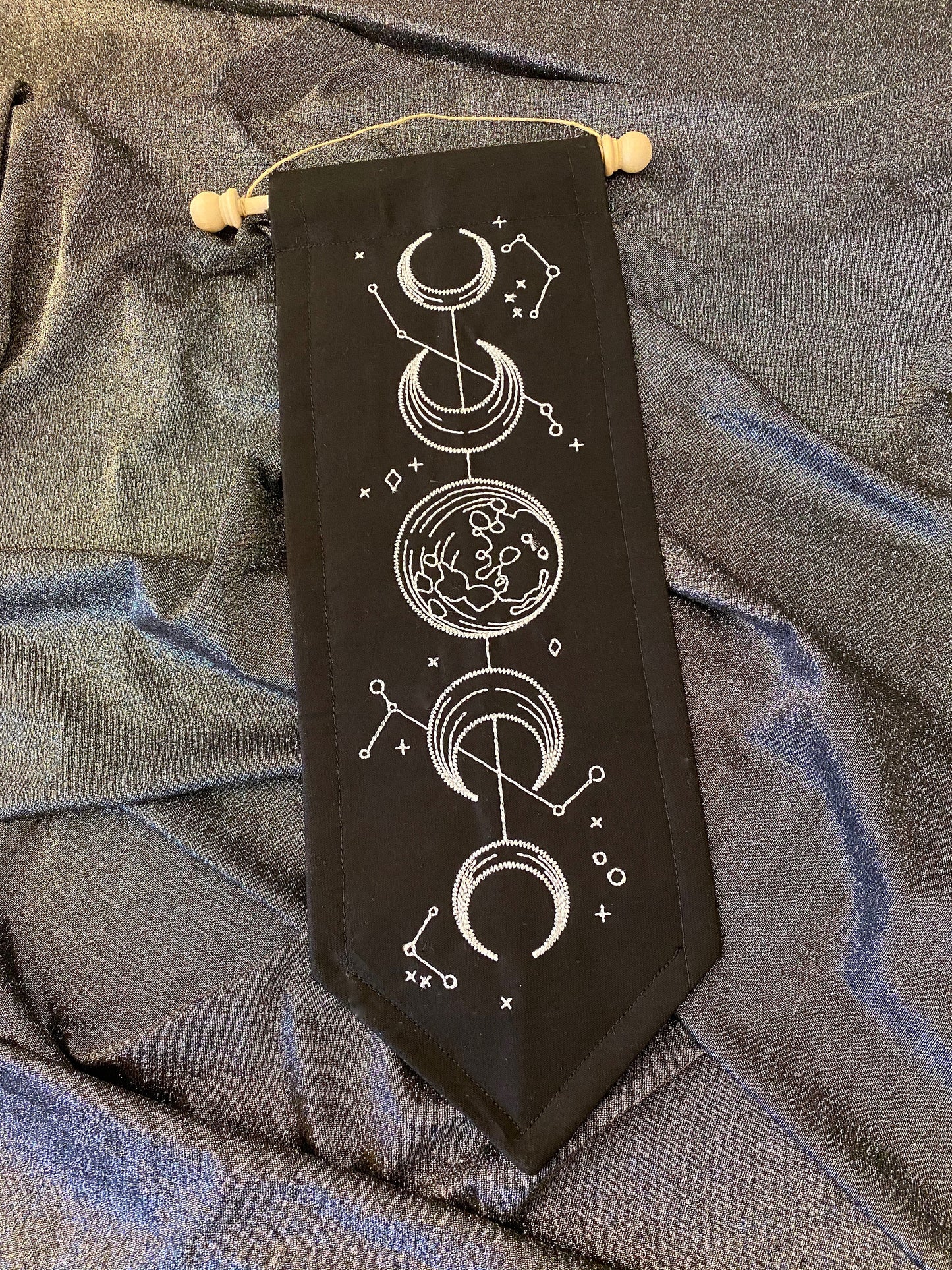 Moon Phase Celestial Banner Pennant Space Banner