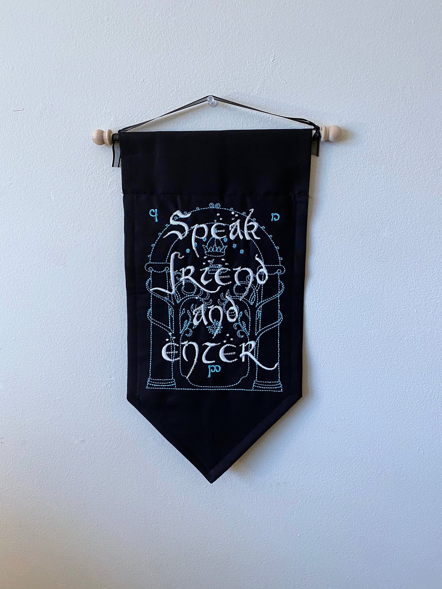 LOTR- Speak Friend and Enter Banner Wall Hanging Pennant