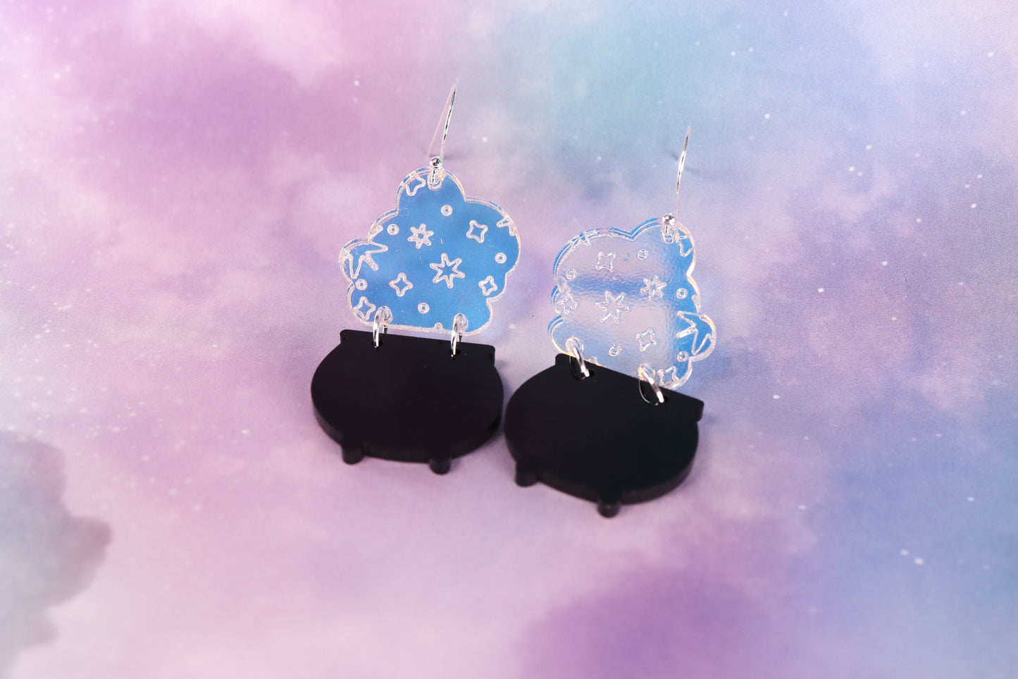 Cauldron Acrylic Earrings